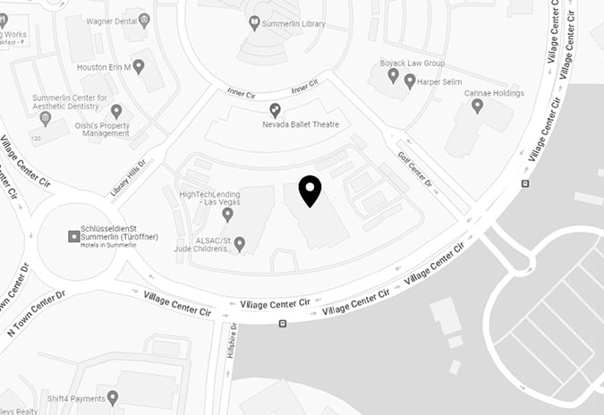 Office location map in Las Vegas